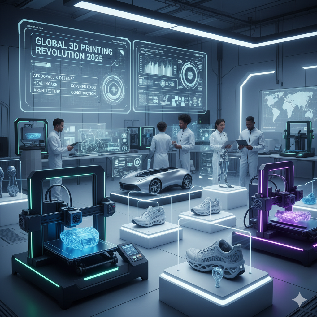 From Prototypes to Production: Industries Leading the 3D Printing Revolution in 2025